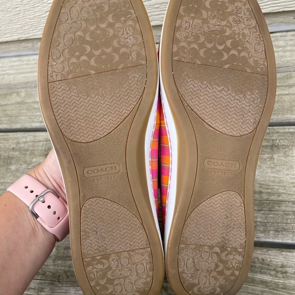 Colorful Plaid Women's Boat Shoes - Picture 8 of 9